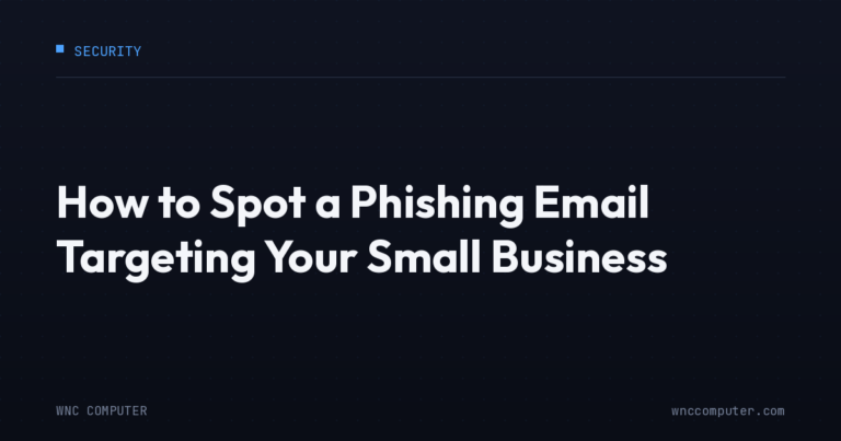 How to Spot a Phishing Email Targeting Your Small Business